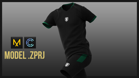 Kit Jersey and Pants Collar V Ranglan