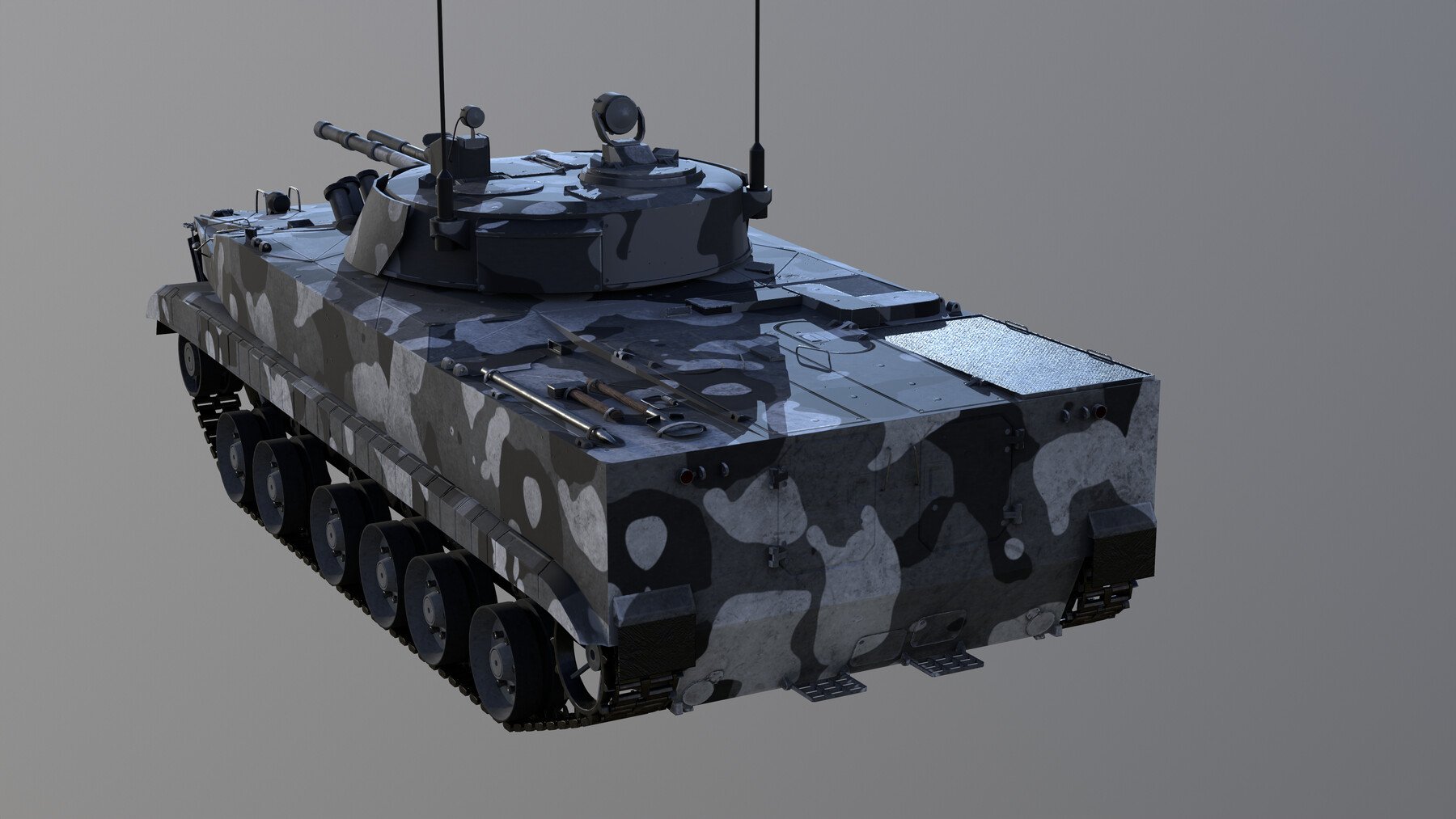 ArtStation - BMP-3 Armored Vehicle | Resources