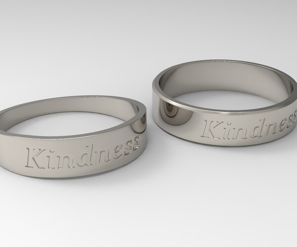 Kindness Couple Ring Platinum 