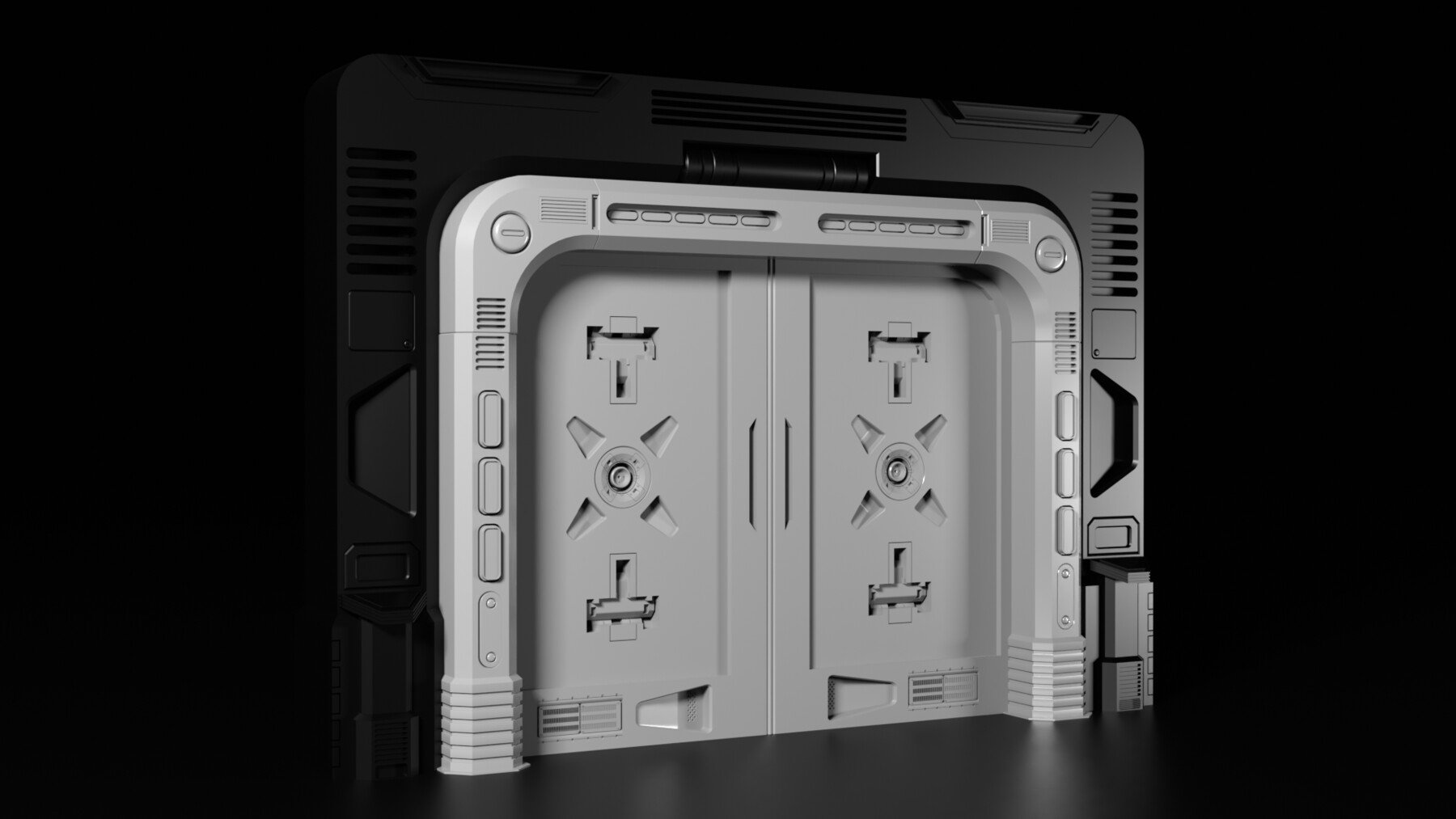 ArtStation - 11 SCI-FI DOOR GAME ASSETS | Resources