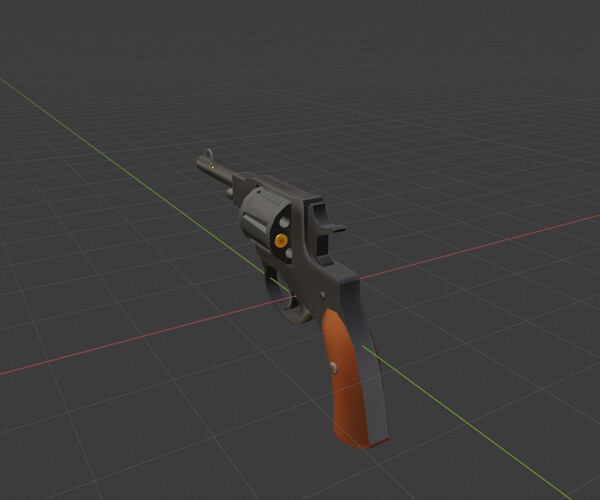 ArtStation - Weapone Revolver Low Poly Gun Game Asset | Game Assets