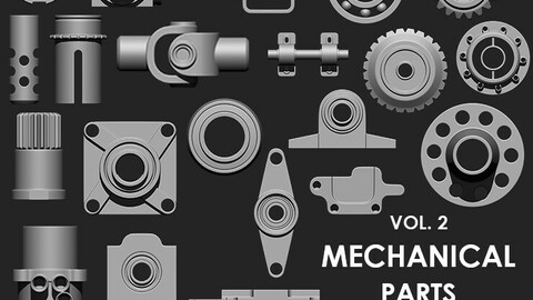 Mechanical Parts IMM Brush Pack (21 in One) Vol. 2