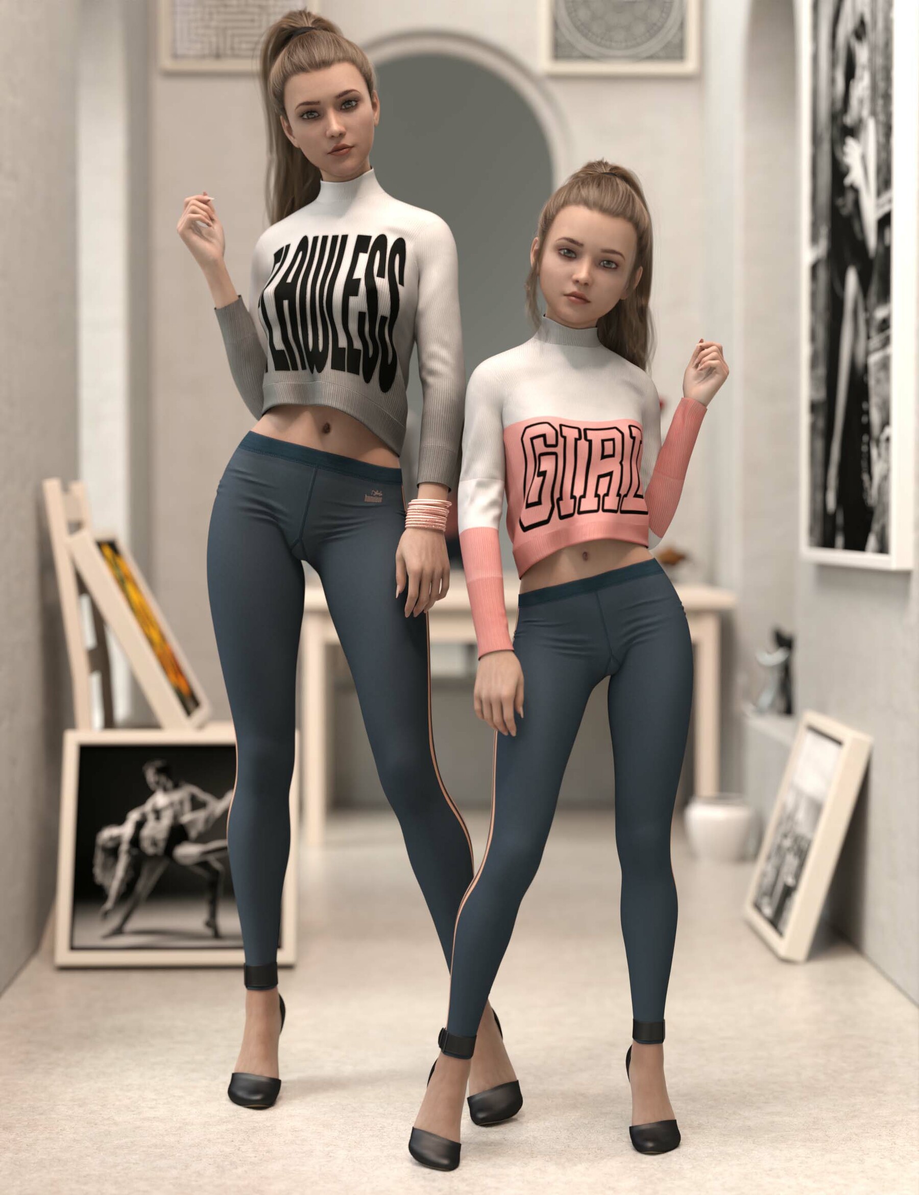 Exart 3d Musa And Teen For Genesis 8 Female 7214