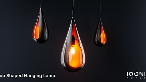 Drop Shaped Hanging Lamp (Eevee) By Iqonic Design