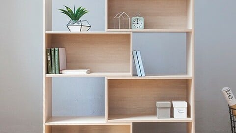 Page Expandable Bookshelf