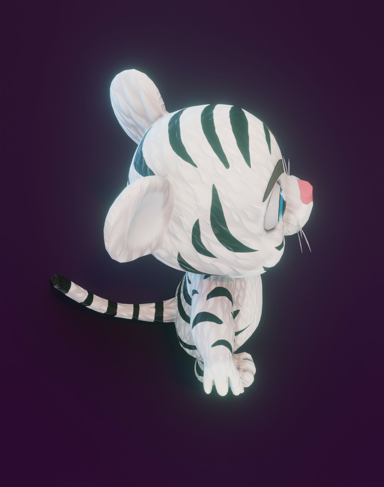 Cartoon Tiger Animated 3D Model in Characters - UE Marketplace