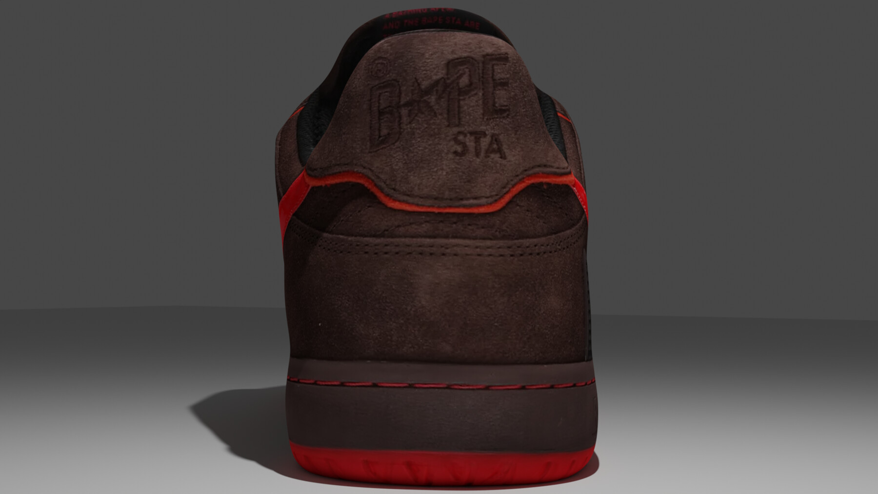 ArtStation - A Bathing Ape Bape SK8 Sta Brown | Game Assets