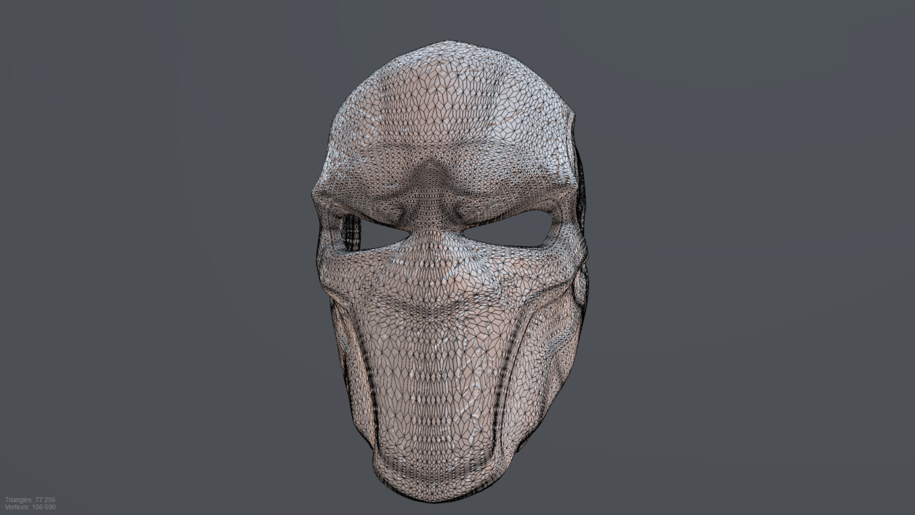 ArtStation - MILITARY MASK SCULL low-poly PBR | Game Assets