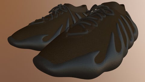 ADIDAS YEEZY 450 SHOES low-poly PBR