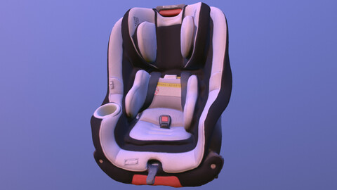 BABY SEAT low-poly PBR