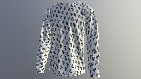 NIKE LONG SLEEVE low-poly PBR