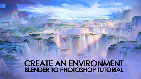 Create an Environment - A Blender to Photoshop Tutorial