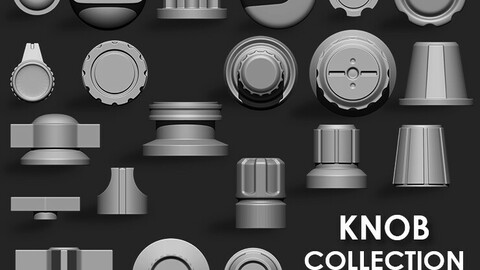 Knob Collection IMM Brush Pack (21 in One)