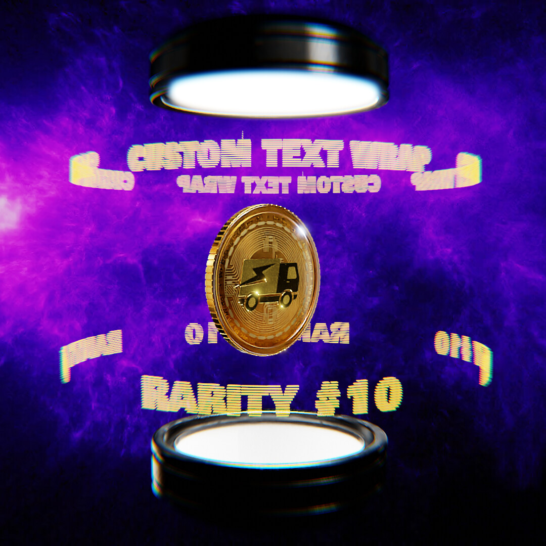 ArtStation - NFT crypto coin template for Blender | Resources