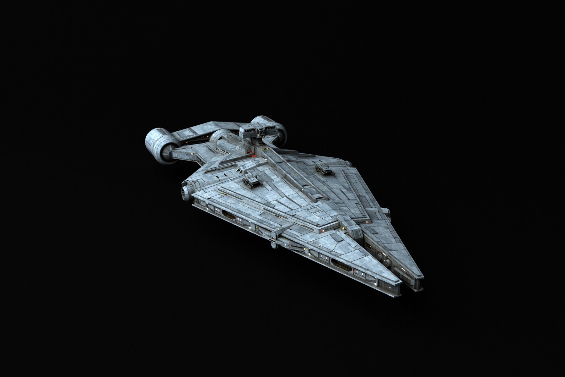 Artstation - Arquitens-class Light Cruiser - Star Wars 