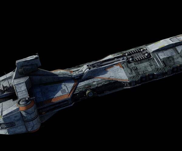 ArtStation - Rebel Command Ship «Blue Chief» and «Phoenix Home» - Star ...