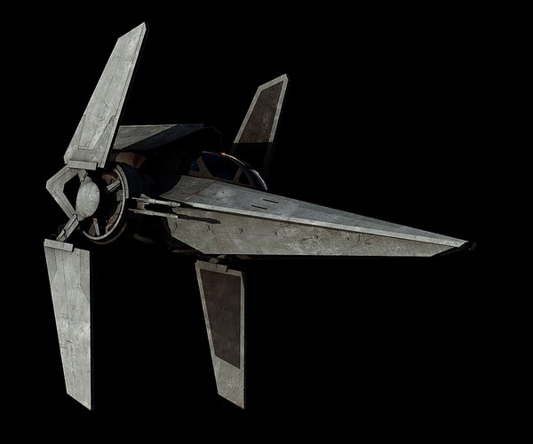 ArtStation - V-wing starfighter - Star Wars | Resources