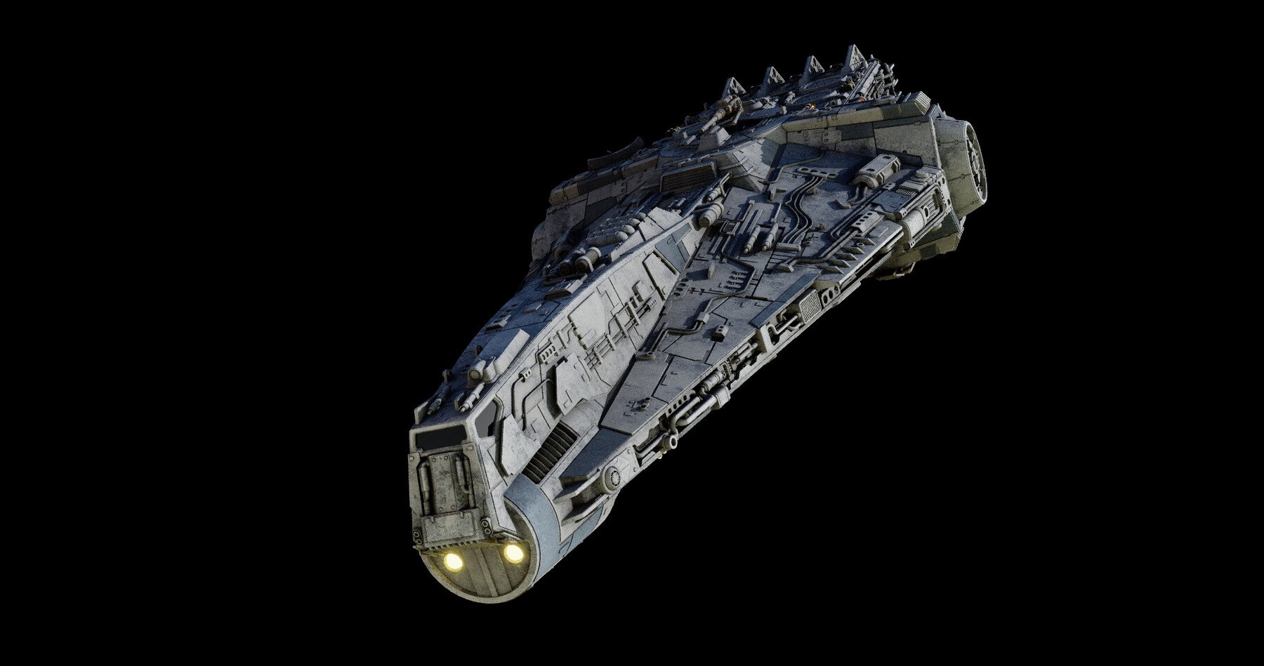 ArtStation - YT-1860 class - freighter - Star Wars | Resources