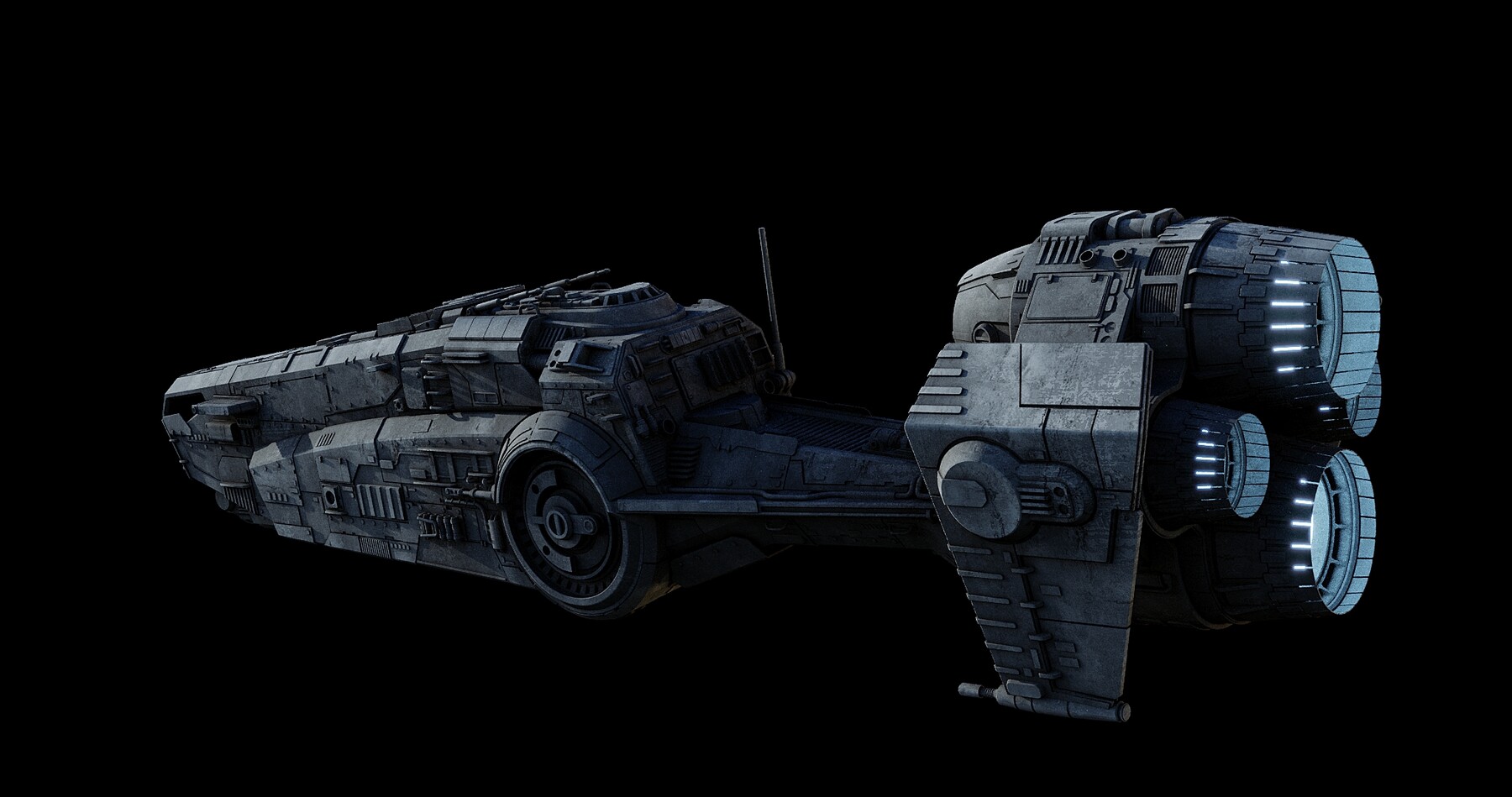 ArtStation - YV-337 light freighter - Star Wars | Resources