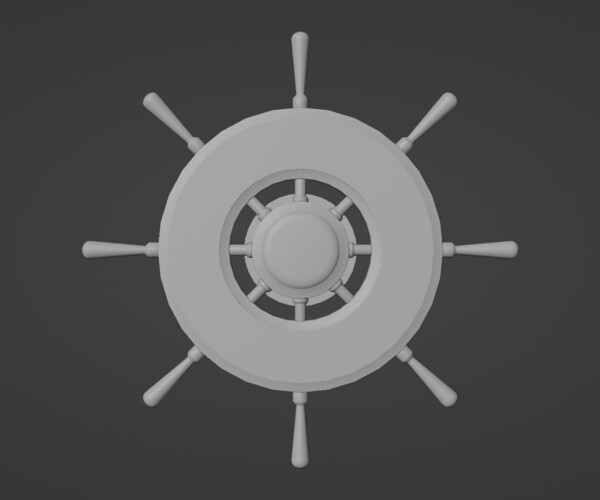 ArtStation - Ships Wheel Table | Game Assets