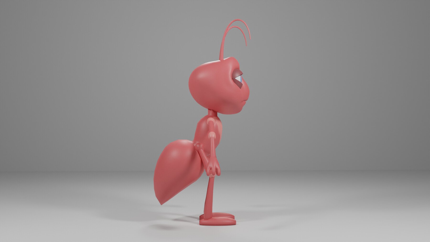 ArtStation - Cute Ant Red Blue Green Fully Rigged Stylized | Game Assets