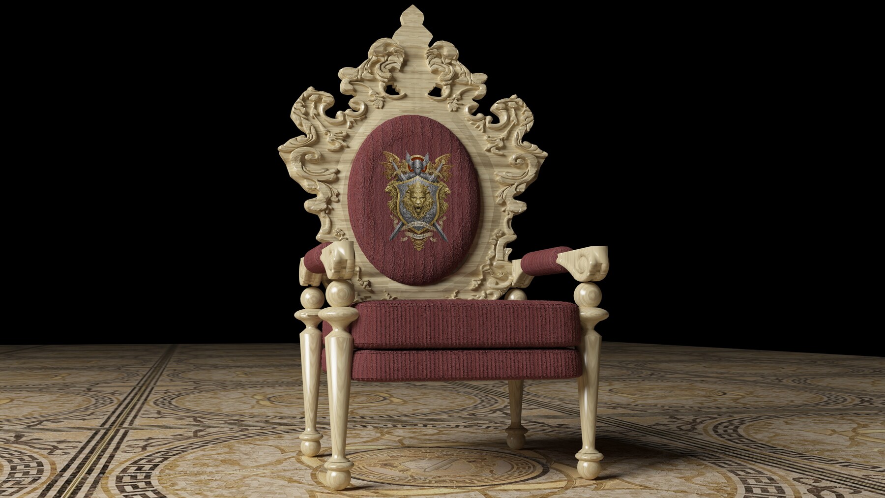 5 тронов. Throne за King. King Throne.