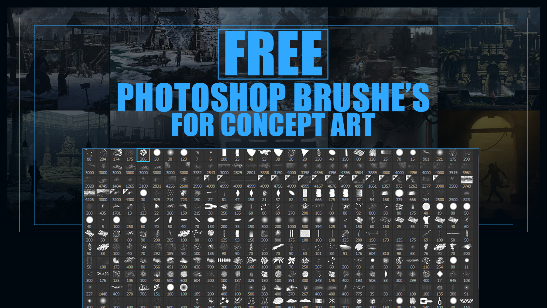 photoshop concept art brushes free download