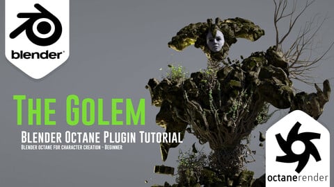 Blender Octane plugin beginner Tutorial : The Golem