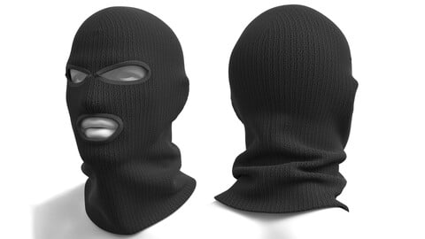 Balaclava (Marvelous Designer / Clo 3D project+OBJ)