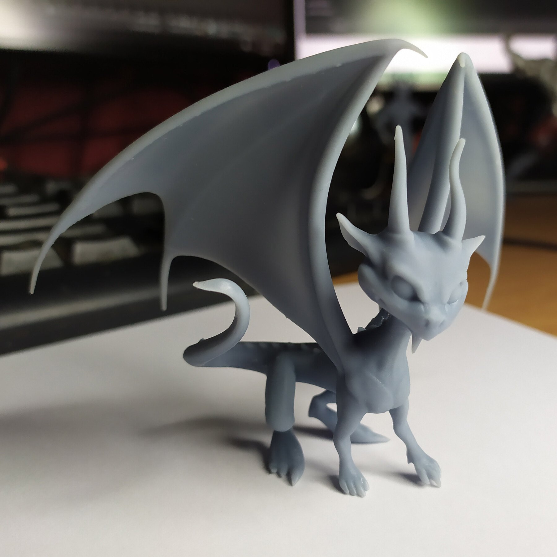 ArtStation - The Night - Cartoon Dragon 3D Print Figure | Resources