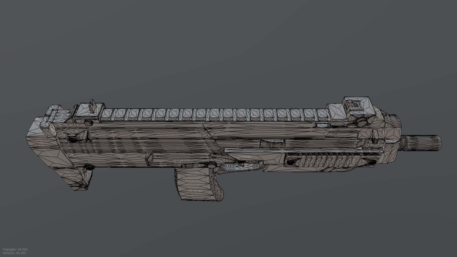 ArtStation - HK-MP7 GUN low-poly PBR | Game Assets