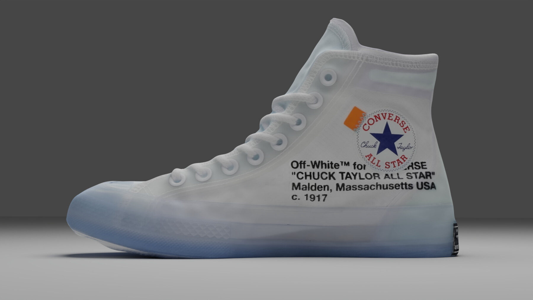 articulo Minero ángulo ArtStation - Converse Chuck Taylor All-Star Vulcanized Hi Off-White | Game  Assets