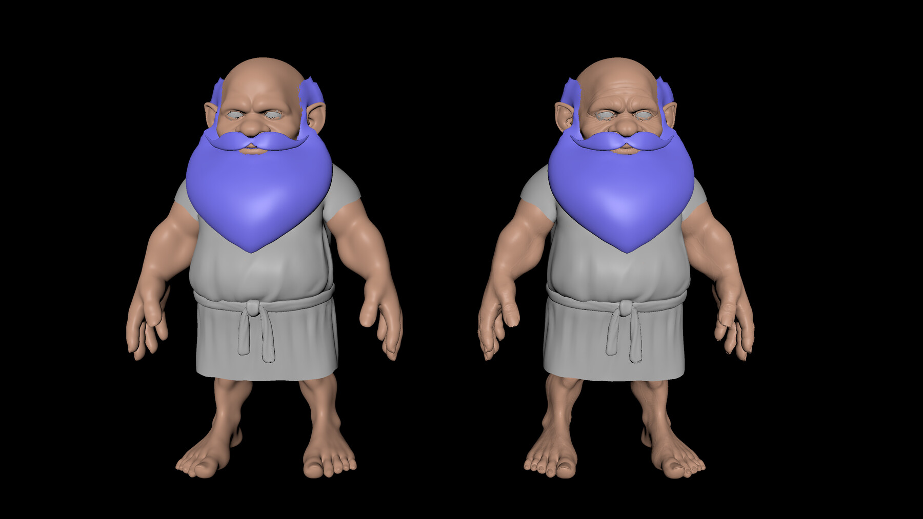 Artstation Dwarf Old Man Resources