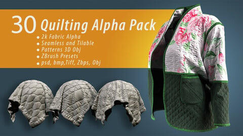 30 Quilting Alpha Pack + Zbps and obj