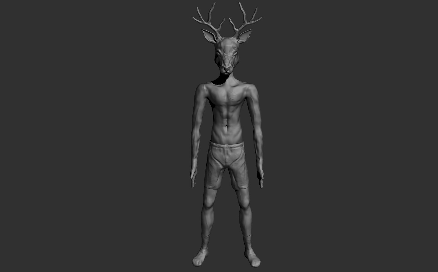 ArtStation - 3D Model Of A Deer | Game Assets