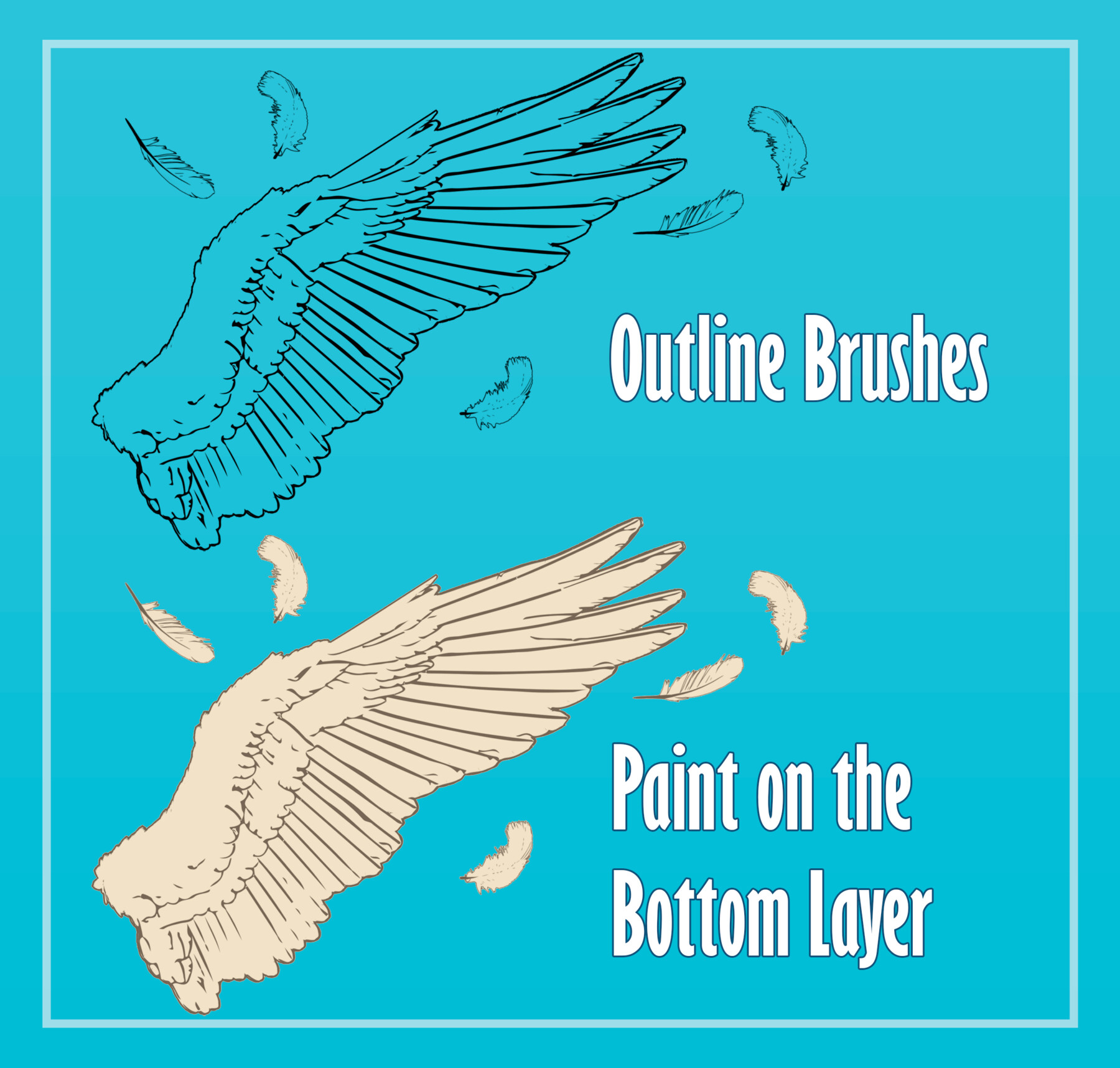 ArtStation Angel Wings Brush Brushes