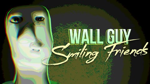 Wall Guy from Smiling Friends Rigged 3D Model