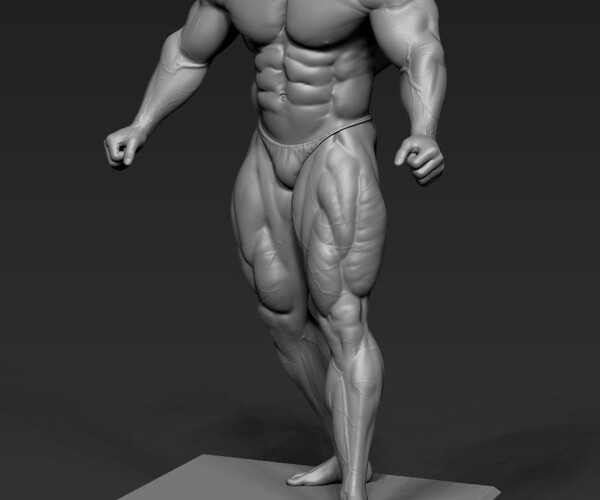 Jay Cutler bodybuilder 3D model 3D printable