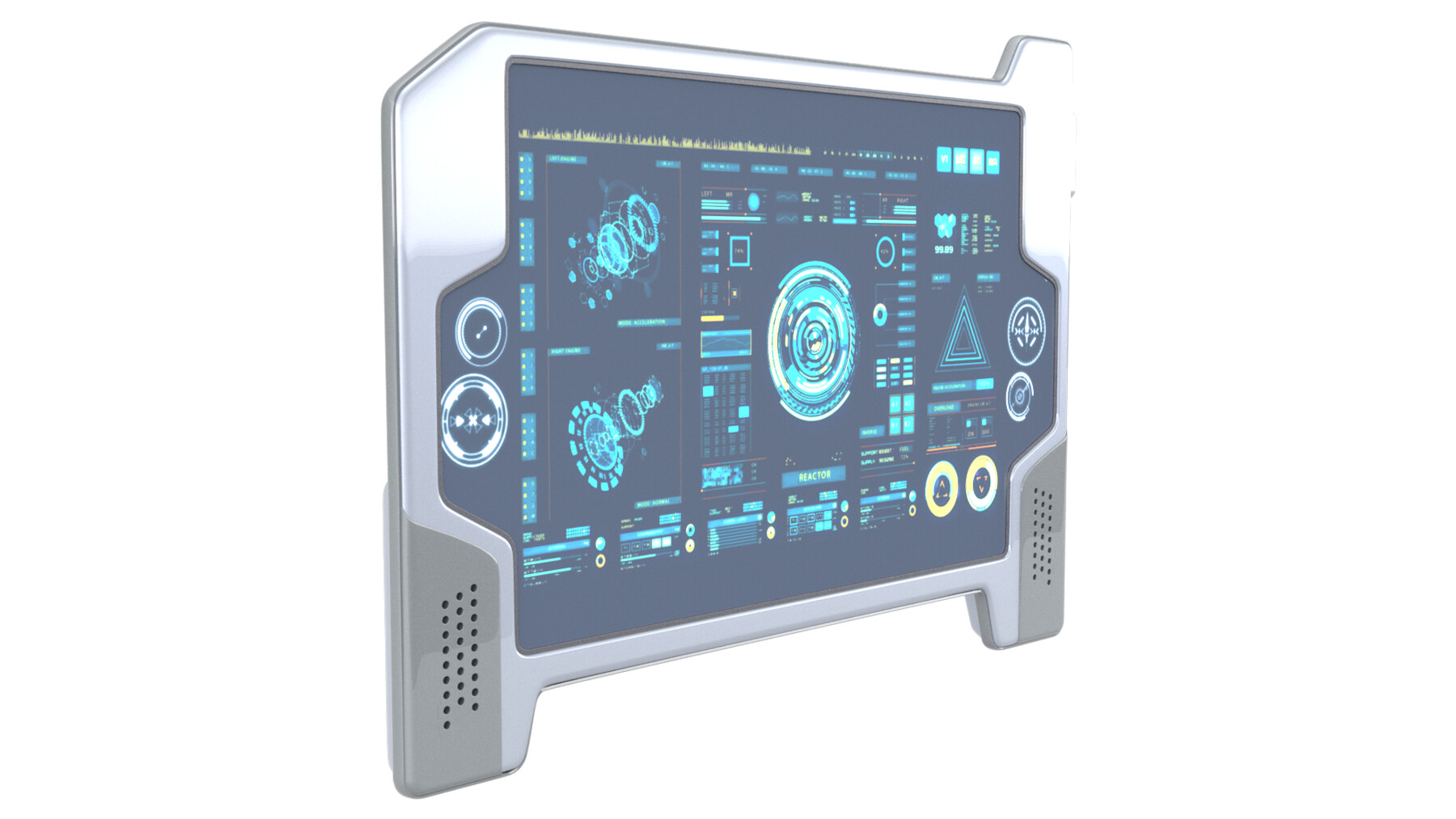 ArtStation Scifi Touch Pad Game Assets