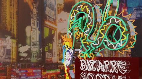 Neon Sign - The Bizarre Noodle