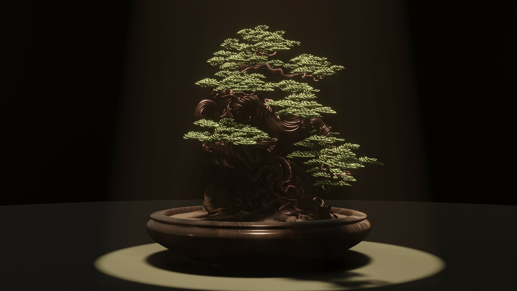 ArtStation - Bonsai tree copper wire | Resources
