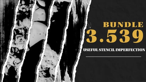 MEGA BUNDLE --- 3.539 High Quality Useful Stencil Imperfection