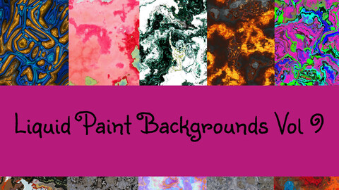 Liquid Paint Backgrounds vol 9