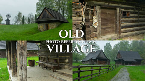 Old Village Photo Reference Pack For Artists 214 JPEGs