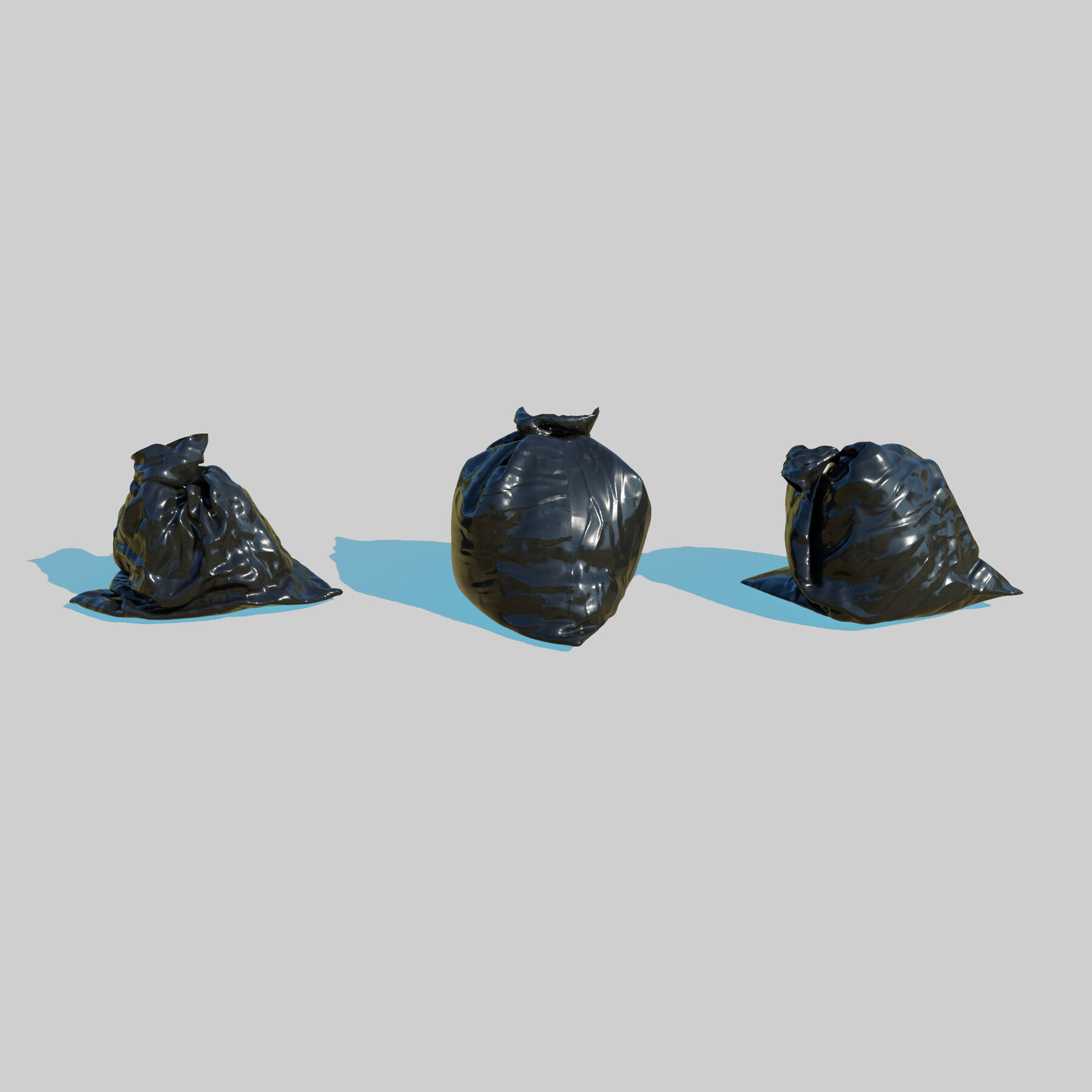 ArtStation - Street garbage bags set for