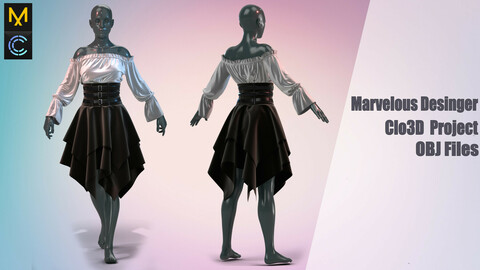 №33 Marvelous Desinger /Zprj/ OBJ+FBX