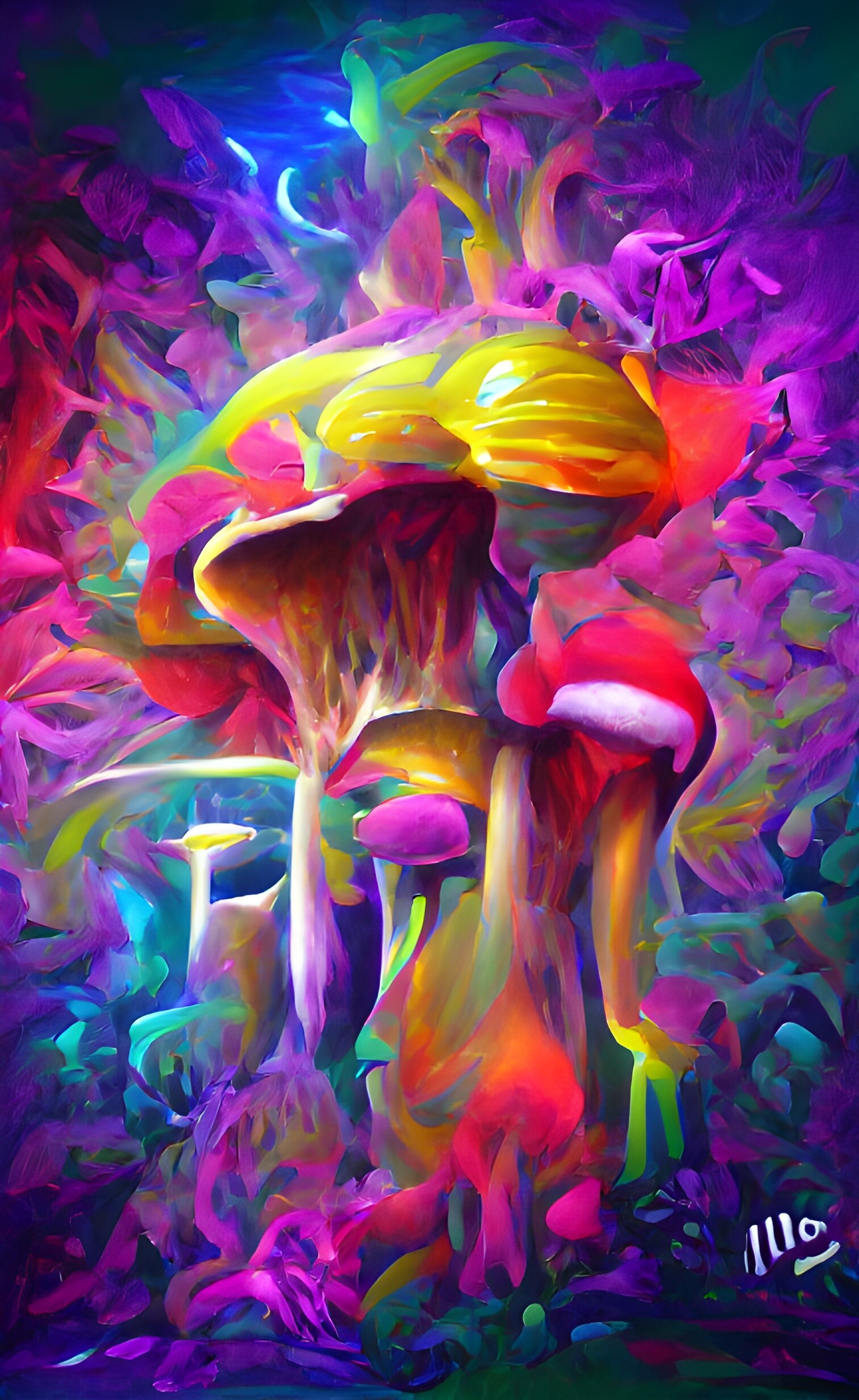 ArtStation - Mushroom Psychedelic 230 image pack | Artworks