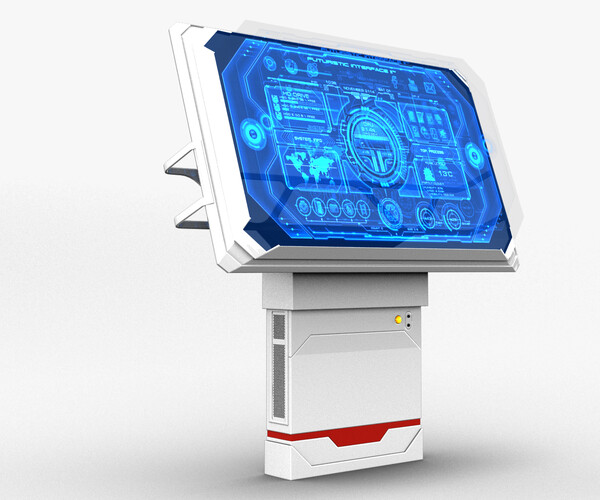 ArtStation - Sci-fi Terminal | Game Assets