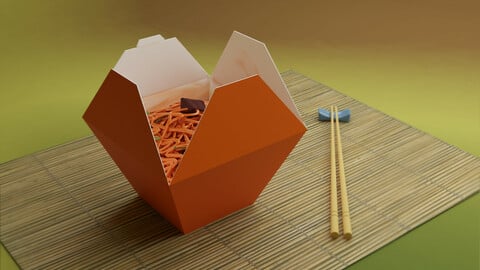 Create Asian Noodles in Blender 3.0 [EASY]