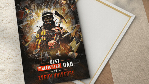 Firefighter dad i love you in every universe